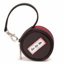 Paci Pod Контейнер для пустышек, футляр, круглая сумочка - black/red JuJuBe