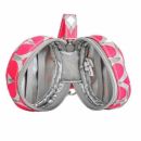 Paci Pod Контейнер для пустышек, футляр, круглая сумочка - pink pinwheels JuJuBe