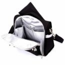 B.F.F. Сумка рюкзак на коляску для мамы - black/silver JuJuBe