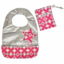 Слюнявчик Ju-Ju-Be Be Neat pink pinwheels