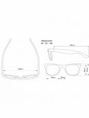 Очки для взрослых и подростков Waverunner черный/оранжевый