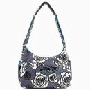 HoboBe Сумка для мамы через плечо на коляску - Charcoal Roses JuJuBe