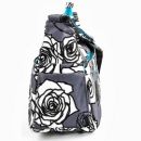 HoboBe Сумка для мамы через плечо на коляску - Charcoal Roses JuJuBe