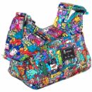 HoboBe Сумка для мамы через плечо на коляску - Tokidoki Kaiju City JuJuBe