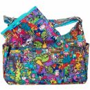 HoboBe Сумка для мамы через плечо на коляску - Tokidoki Kaiju City JuJuBe
