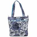 Be Light Мамина сумка шоппер - charcoal roses JuJuBe
