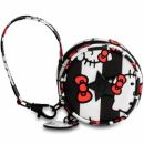 Paci Pod Контейнер для пустышек, футляр, круглая сумочка - Hello Kitty Dots & Stripes JuJuBe
