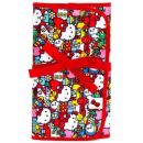 Пеленальный коврик матрасик для смены подгузника на прогулку и в дорогу - Hello Kitty Tick Tock JuJuBe