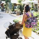 B.F.F. Сумка рюкзак на коляску для мамы - Black And Bloom JuJuBe