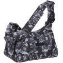 HoboBe Сумка для мамы через плечо на коляску - Black Petals JuJuBe