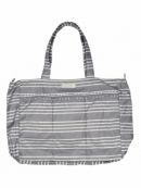 Super Be Сумка для детских вещей на коляску Серая в полоску - East Hampton JuJuBe