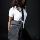 Helix Сумка на коляску для мамы и папы на коляску - Onyx Chrome JuJuBe