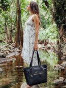 Everyday Tote Сумка для коляски из экокожи - Noir / Черная JuJuBe