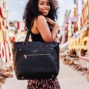 Everyday Tote Сумка для коляски из экокожи - Noir Rose Gold JuJuBe