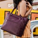 Everyday Tote Сумка для коляски из экокожи - Plum JuJuBe