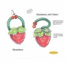 Вибрирующий прорезыватель "Клубничка" infantino