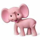 Infantino (США) Прорезыватель для зубов из натурального каучука "Розовый Слоненок"