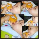 Прорезыватель для зубов из натурального каучука "Обезьянка" infantino