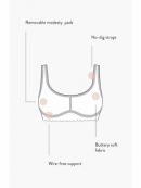 Belly Bandit (США) Бюстгальтер для кормления Anti Bra Scoop Neck телесного цвета L