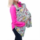 Фартук для кормления Bebe Au Lait Eyelet черный