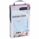 Bebe Au Lait (США) Муслиновый фартук для кормления Carousel Blue