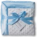 Плед детский флис SwaddleDesigns Stroller Blanket WH Plush/Bl Velvet