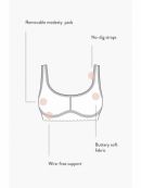 Belly Bandit (США) Бюстгальтер для кормления Anti Bra Scoop Neck телесного цвета L