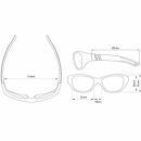 Солнечные очки для малышей Real Kids Adventure 4+ черный/розовый