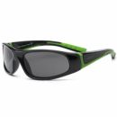 Детские солнцезащитные очки с поляризацией Real Kids Bolt 4+ черный/лайм