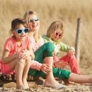 Детские солнцезащитные очки Real Kids Breeze 4+ аквамарин/розовый