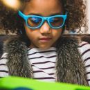 Компьютерные очки детские 4-7 лет Surf Screen Shades Real Kids Черные