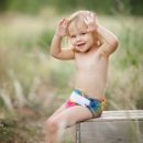 Kanga Care (США) Подгузники для плавания многоразовые 3-16 кг., на липучке, Preppy