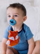 Itzy Ritzy (США) Пустышка с игрушкой комфортером силиконовая Лисичка