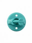 Itzy Ritzy (США) Пустышки силиконовые Peacock Blue Arrows