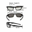 Детские солнцезащитные очки Real Kids 7+ Storm серые