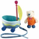 Каталка мягконабивная "Мишка на корабле" Haba