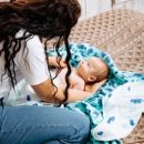 Муслиновое одеяло Adam Stork Zebra/Happiness