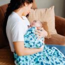 Муслиновое одеяло Adam Stork Zebra/Happiness