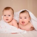 Пеленка детская муслин Adam Stork Blue Anchors