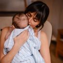 Пеленка детская муслин Adam Stork Blue Stripes