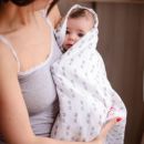 Пеленка детская муслин Adam Stork Малышарики "Пандочка"