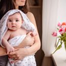 Пеленка детская муслин Adam Stork Малышарики "Пандочка"