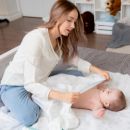 Фланелевая пеленка Adam Stork Premium Cotton Gray Stars