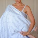 Фланелевая пеленка Adam Stork Premium Cotton Gray Stars