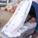 Пеленка детская муслин Adam Stork Pink Dots