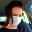 Марлевая маска взрослая Adam Stork Blue Anchors