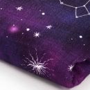 Двухслойное муслиновое одеяло Adam Stork Galaxy/Night