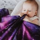 Двухслойное муслиновое одеяло Adam Stork Galaxy/Night