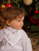 Бандана-нагрудник Adam Stork Hearts/Dots