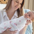 Двухслойное муслиновое одеяло Adam Stork Малышарики Нюшенька